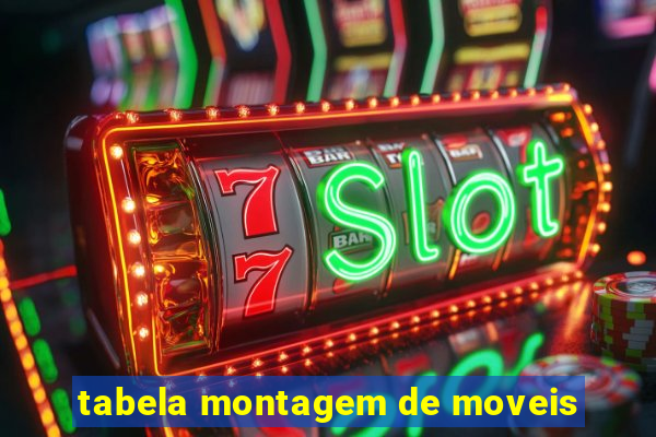 tabela montagem de moveis